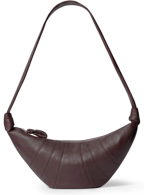 LEMAIRE Sac moyen en cuir grainé Croissant