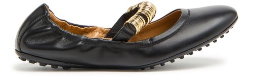 TOD'S Leather ballerinas