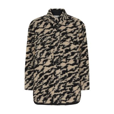 Isabel Marant Étoile Isabel Marant Etoile Harveli Wool Overshirt In Black