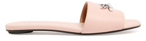 MCQUEEN Flat leather sandals