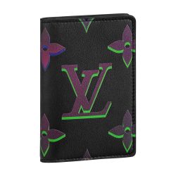 ケース 黒 レザー Louis Vuitton