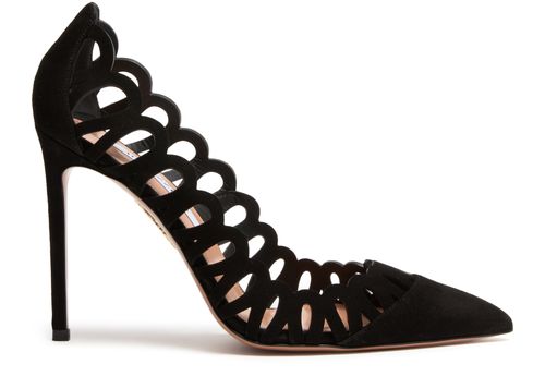 AQUAZZURA Escarpins Peep 105