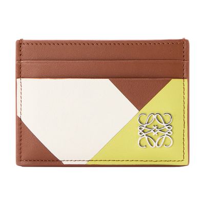 Loewe Anagram Graphics Card Holder In Beige