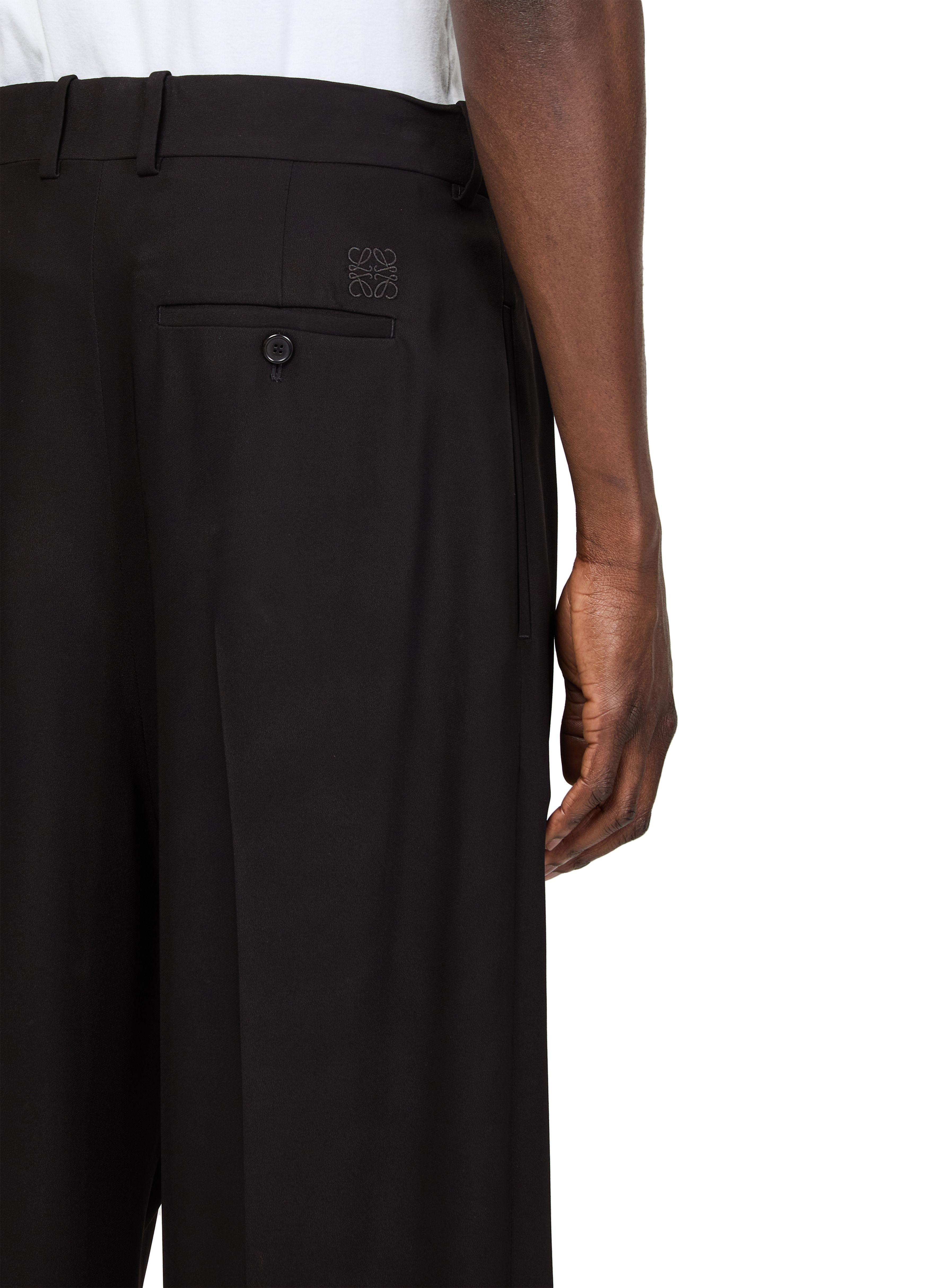 Wide leg pantss in stretch viscose thumbnail 5