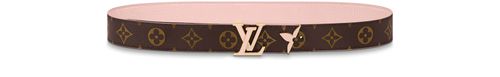 LOUIS VUITTON Pretty LV Enamel 30mm Reversible Belt