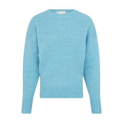 Isabel Marant Idol Mohair Blend Knit Sweater In Ice_blue