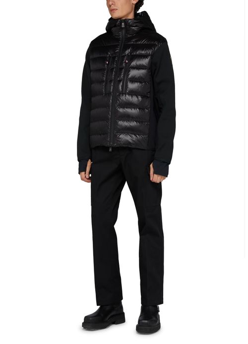 MONCLER GRENOBLE 双材质羽绒夹克