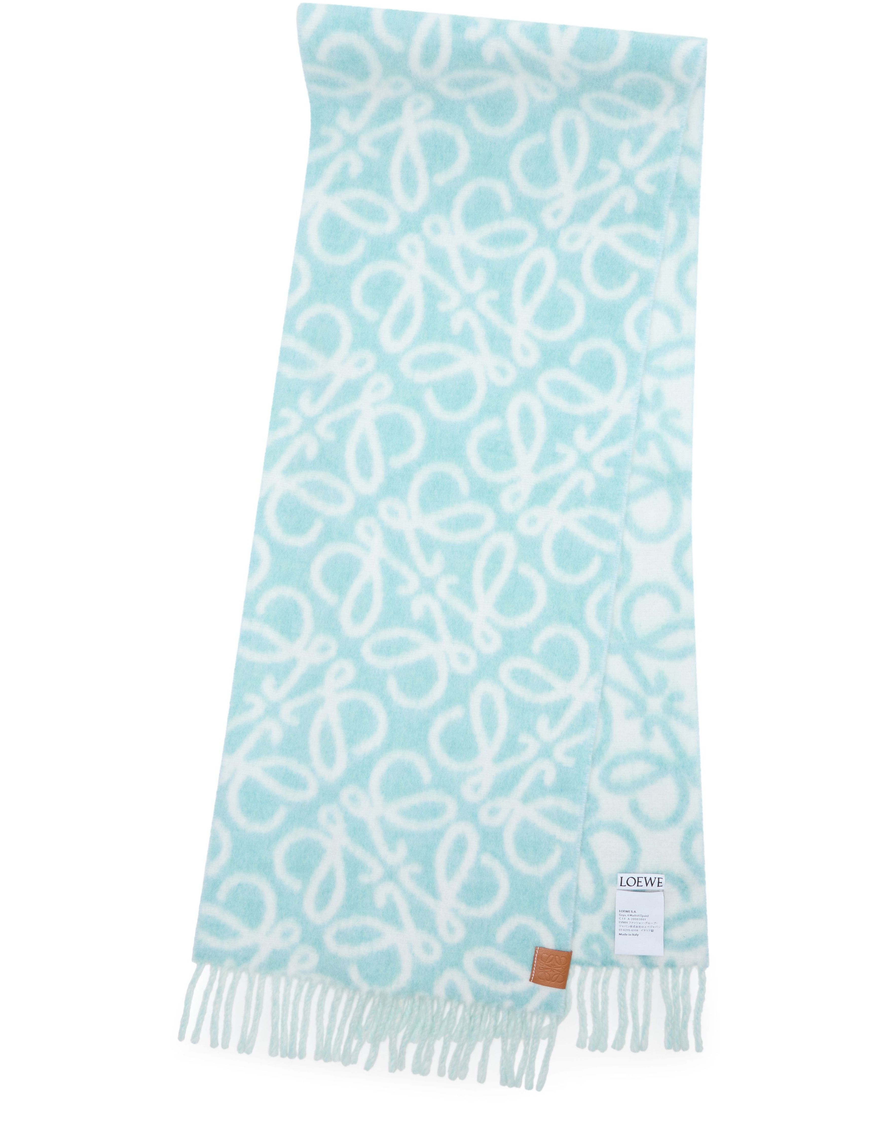 Anagram scarf in alpaca and wool blend