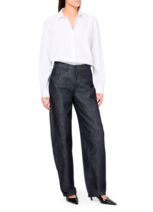 MUGLER Denim pants straight