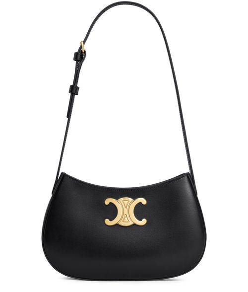 CELINE Medium tilly bag in shiny calfskin
