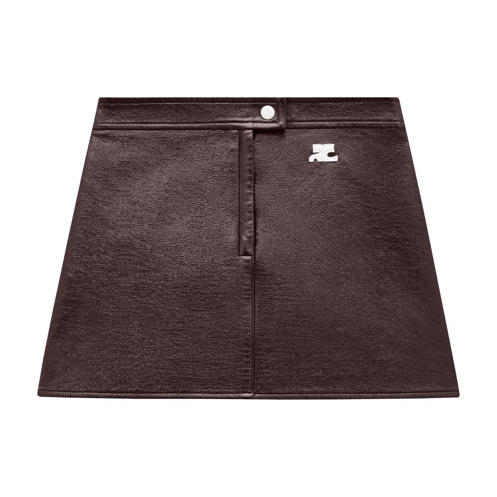 Reedition Vinyl mini skirt thumbnail 7