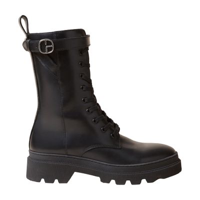 Women s Leather cowboy ankle boots MAJE 24S