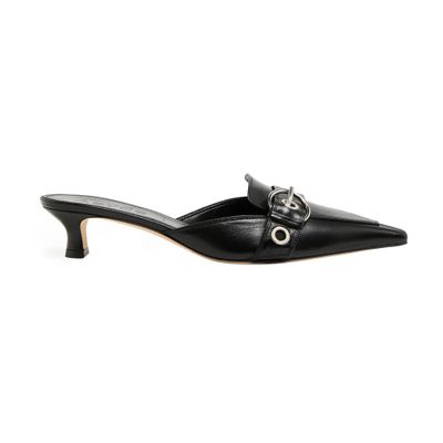 Shop Aeyde Danielle Nappa Leather Pumps In Black