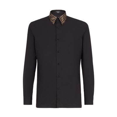 Shop Fendi Shirt In Noir