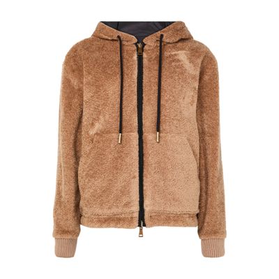 Zipped-up reversible jacket