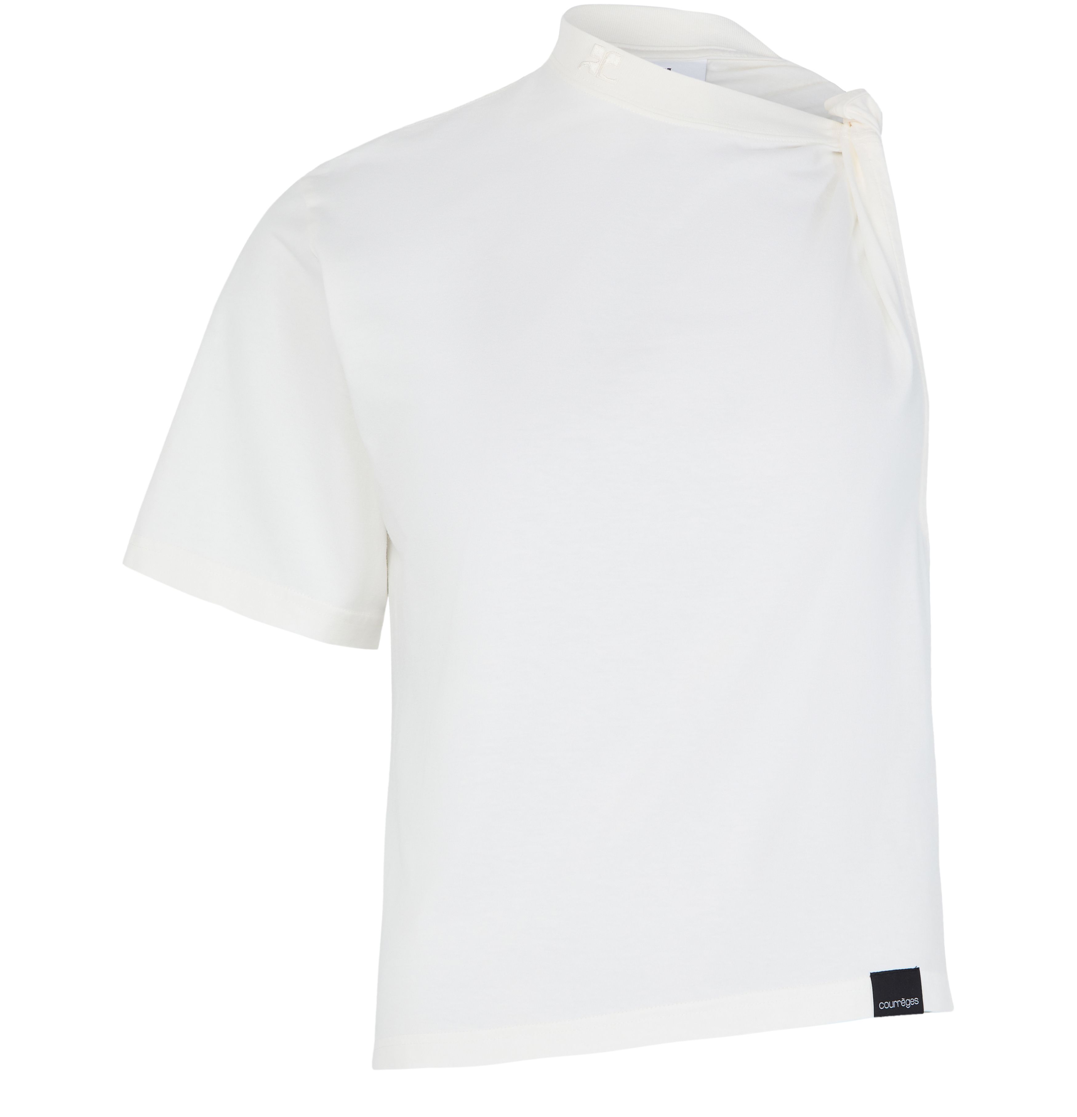 Twist asymmetrical t-shirt