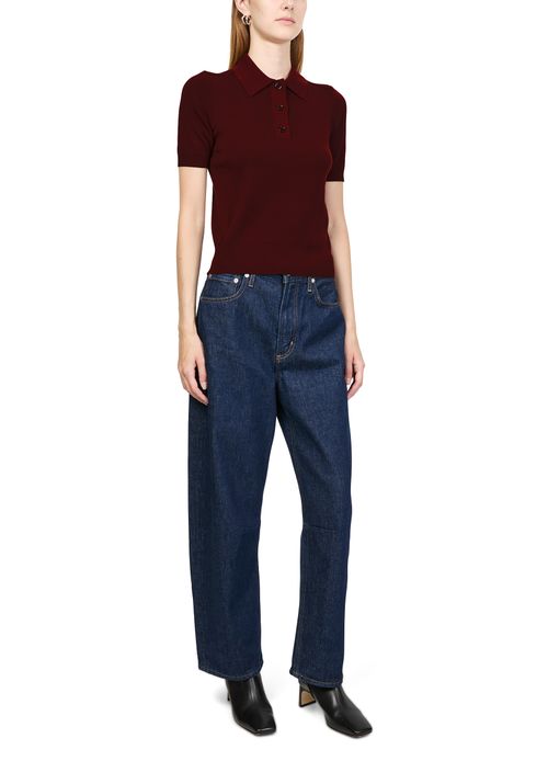 BURBERRY Wool polo shirt