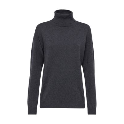 Brunello Cucinelli Turtleneck Sweater In Grey