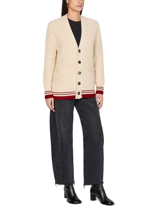 AMI PARIS Gerippter Cardigan