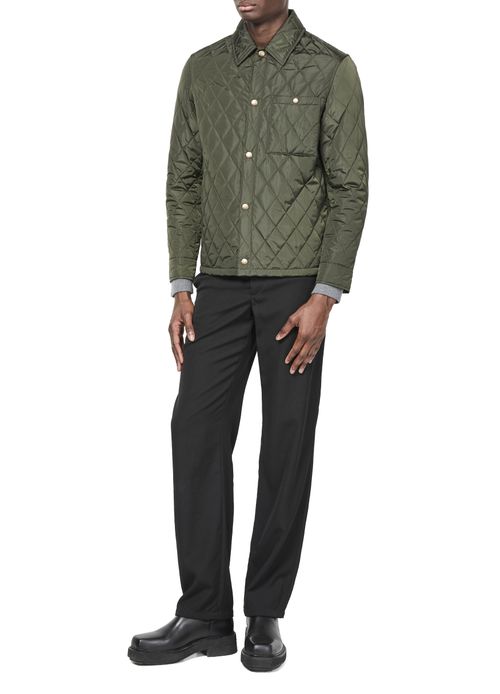 BURBERRY Reversible quilted nylon overshirt