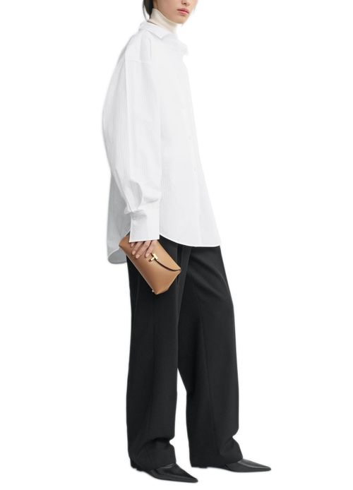 TOTEME T-Lock mini leather pouch