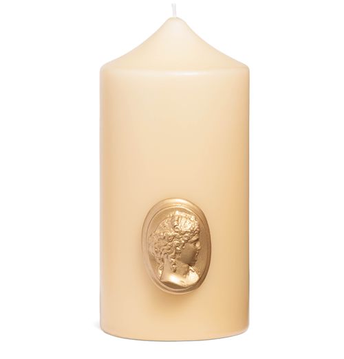 TRUDON Pillar candles 8-15cm with cameo La Marquise 