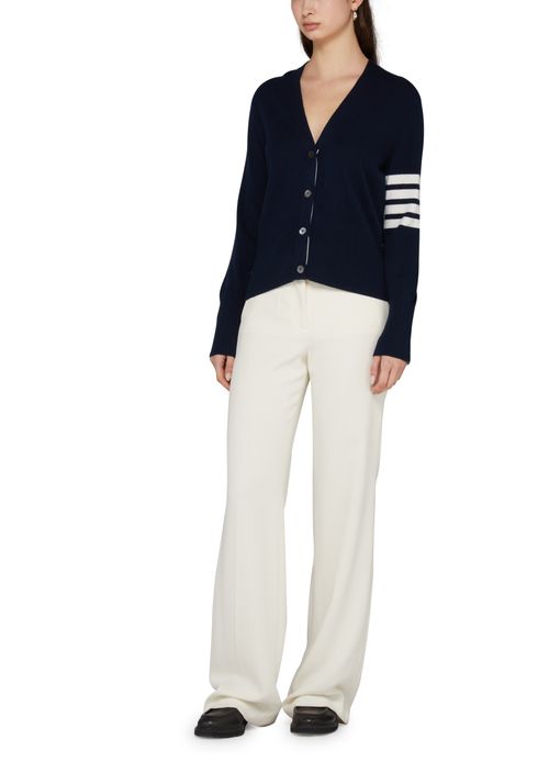 THOM BROWNE 4Bar merino woll cardigan