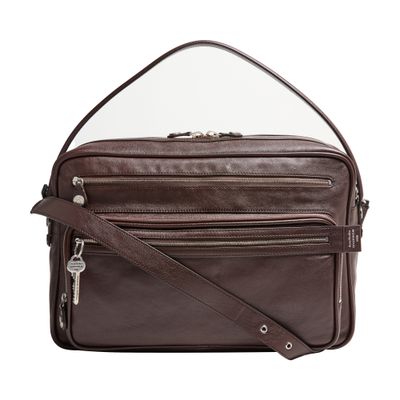 Acne Studios Camero Crossbody Bag In Brown