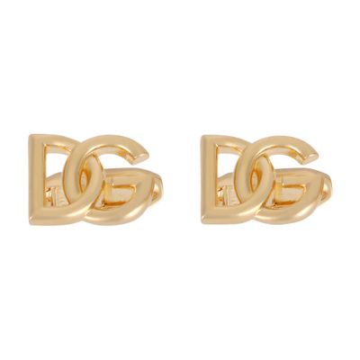 Dolce & Gabbana Cufflinks With Dg Logo In Gold