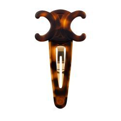 CELINE ヘアピン トリオンフ ラージ スナップ ヘアクリップ CELINE トリオンフ ラージ スナップ ヘアクリップ (CELINE/ヘア
