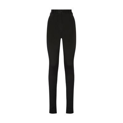 パンツ Dolce & Gabbana PANTS (FTC31TFU287 S8290) Flared wool gabardine pants in Black for Women