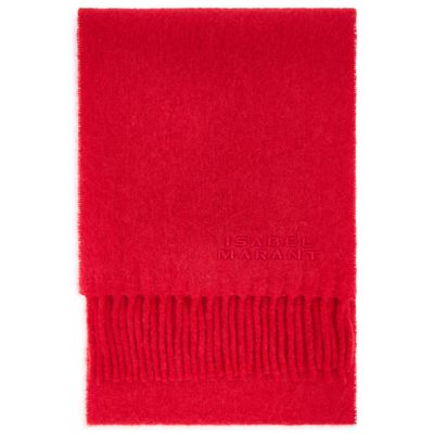 Isabel Marant Firny Scarf In Red