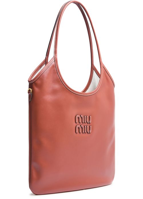 MIU MIU 가죽 카바스 백