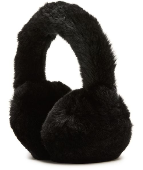 YVES SALOMON Cache oreilles en fourrure de lapin rex