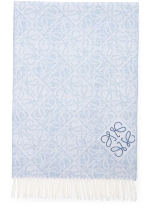 LOEWE Anagram scarf in wool and cashmere