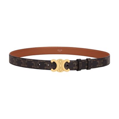 Women's Small Triomphe belt in Triomphe canvas | CELINE | 24S
