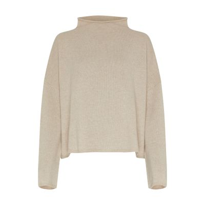 Lisa Yang Sandy Cashmere Sweater In Beige