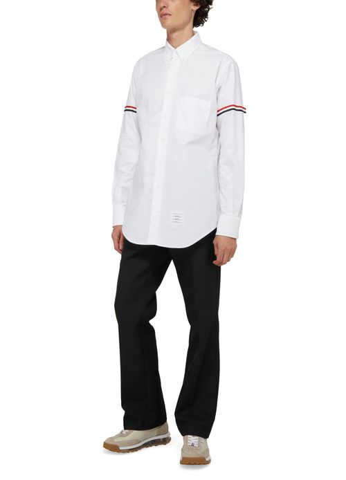 THOM BROWNE コットン製長袖シャツ