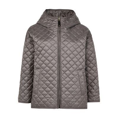 Max Mara The Cube Leo Quilted Jacket In Gray
