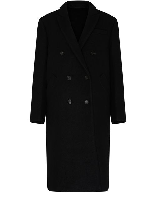KASSL Long double-breasted wool coat