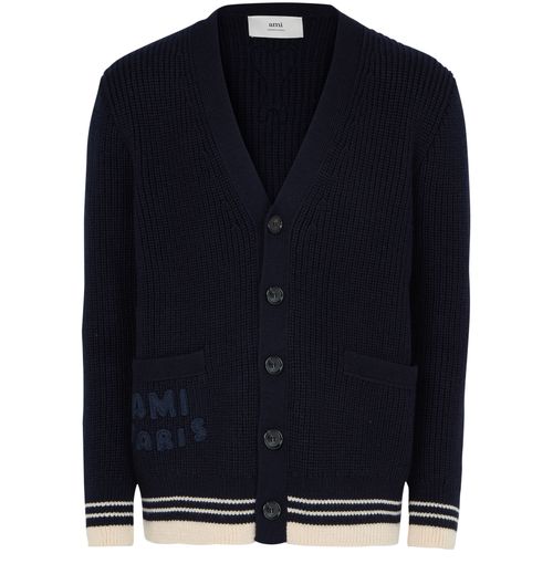 AMI PARIS Ribbed cardigan