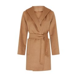 【関税＆送料込み】Max Mara Rialto Camel Wool Robe Coat Max Mara Size 34 Rialto Robe Coat Camelwool Camel