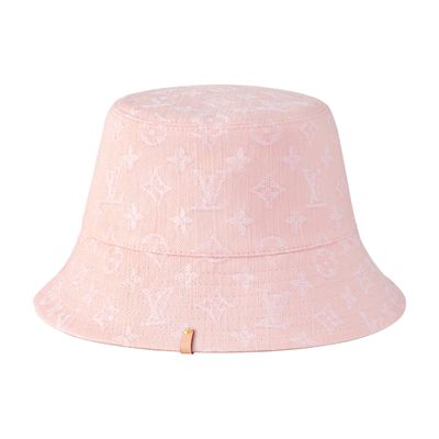 Louis Vuitton Denim Bucket Hat In Pink