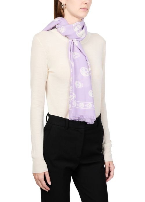 MCQUEEN Skull scarf