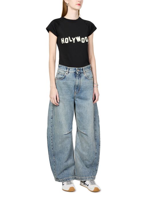 LOEWE Lässiges T-Shirt mit Rundhalsausschnitt aus Baumwolle