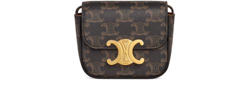 CELINE Mini Triomphe toile Triomphe et veau