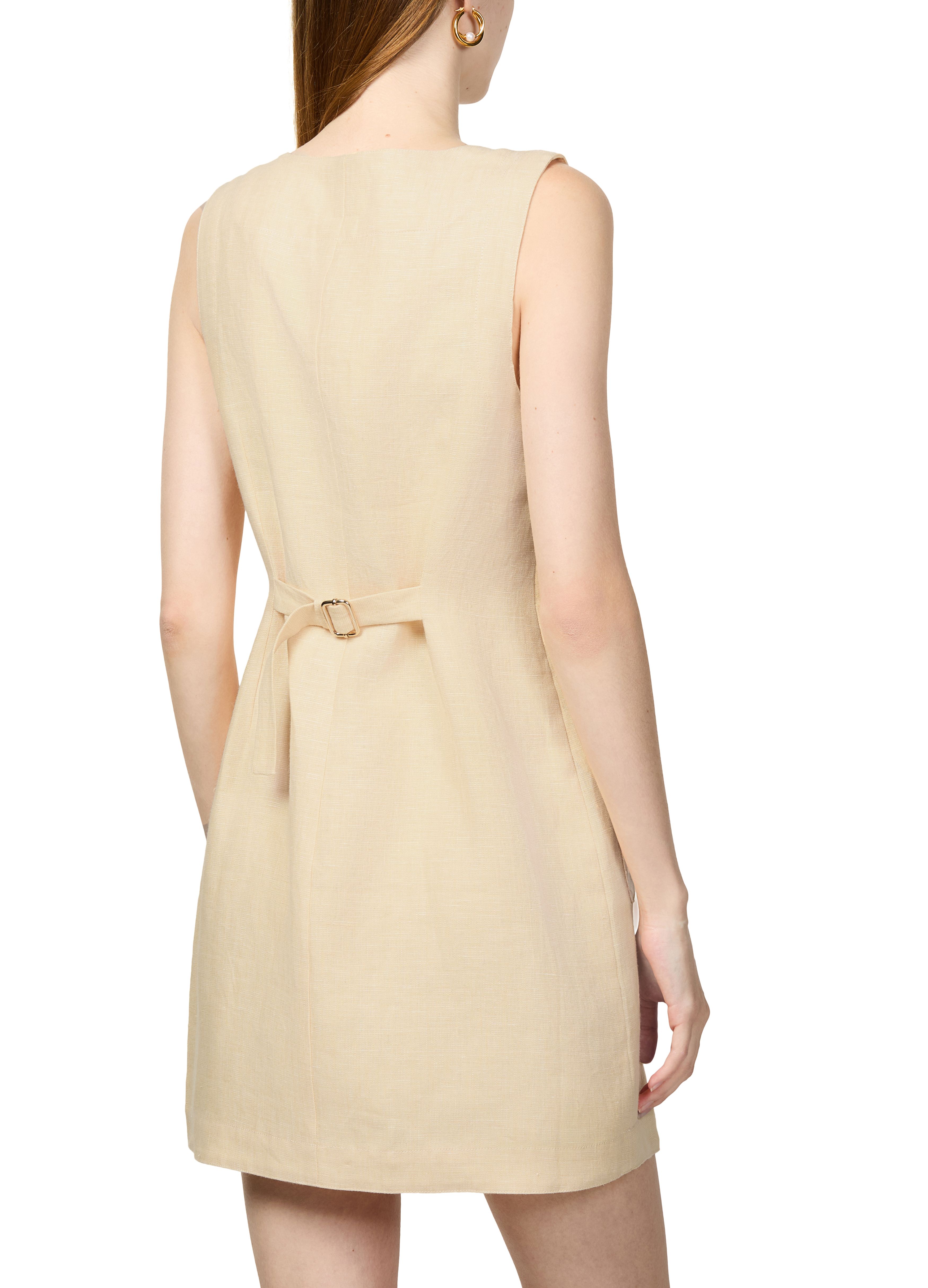 Emma button down mini dress thumbnail 5