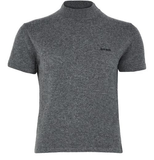 MIU MIU Pull col montant en cachemire