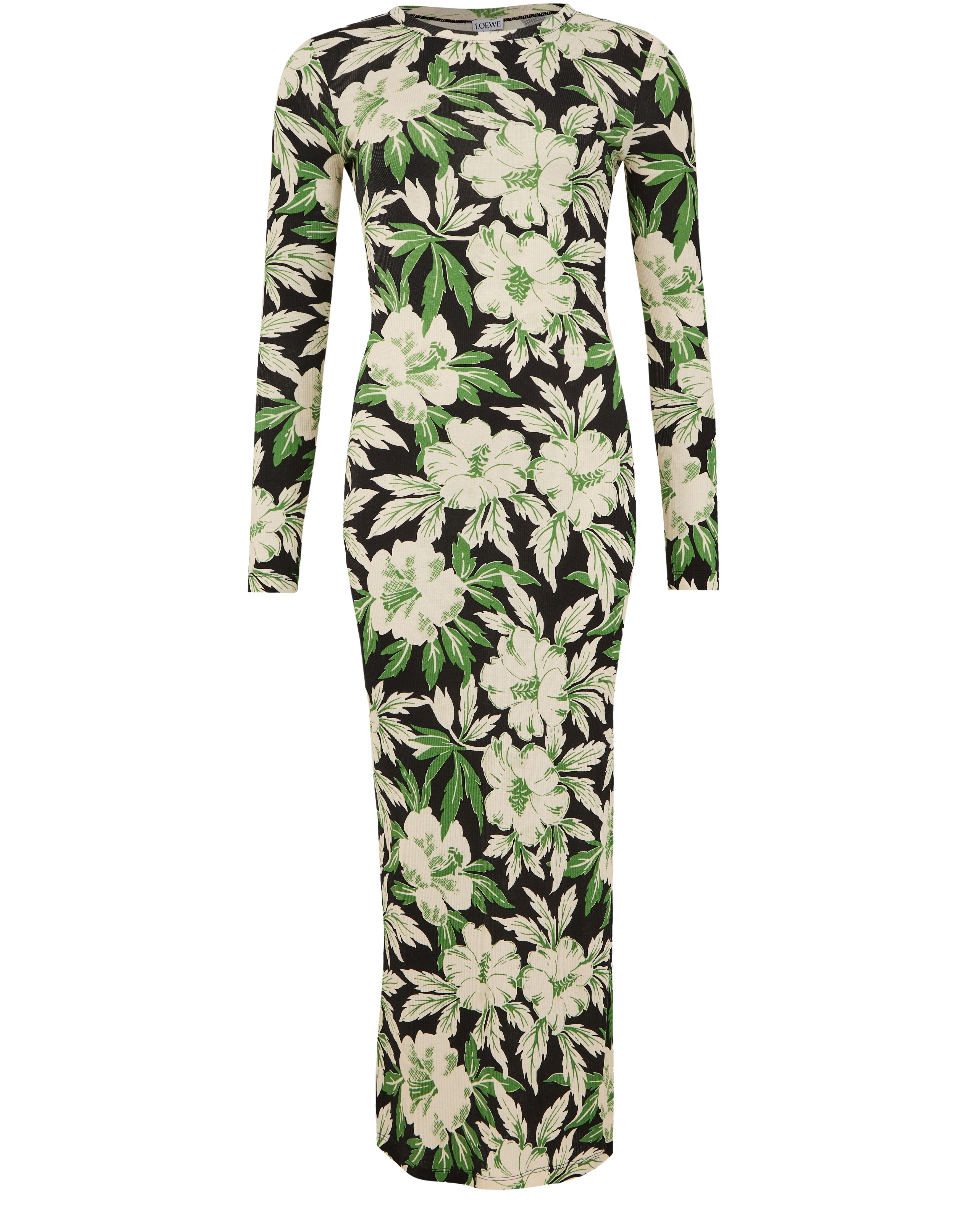 Floral print tube dress