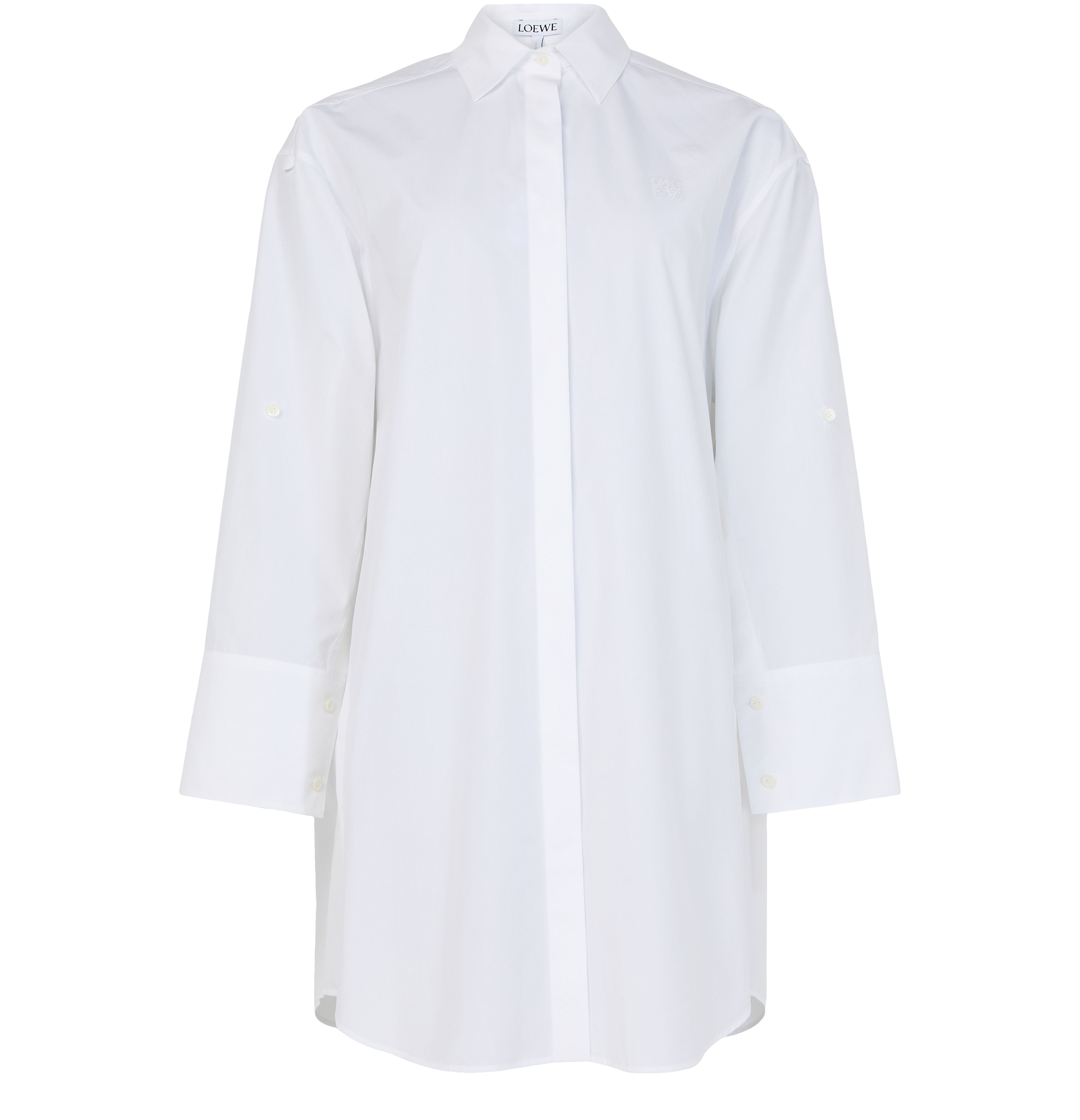 Shirt dress in cotton